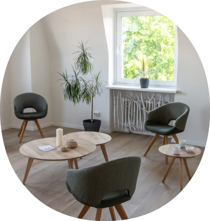 Beratungsraum für christliche Beratung in Essen – ruhige Atmosphäre für persönliche Gespräche